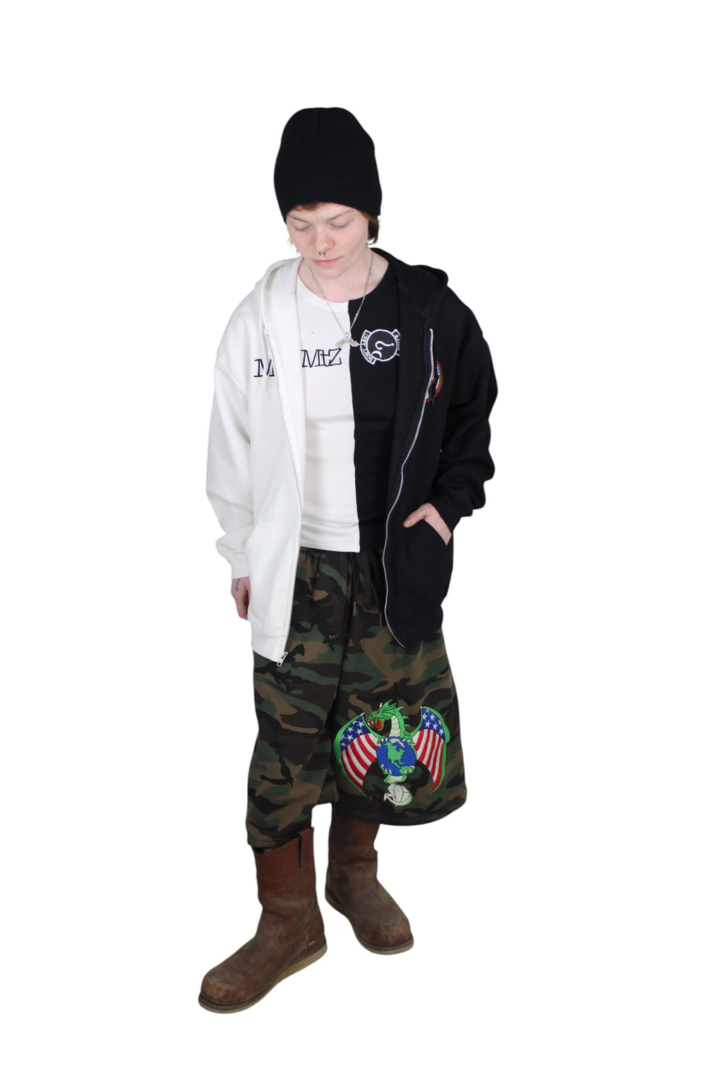 Split Zip-Up