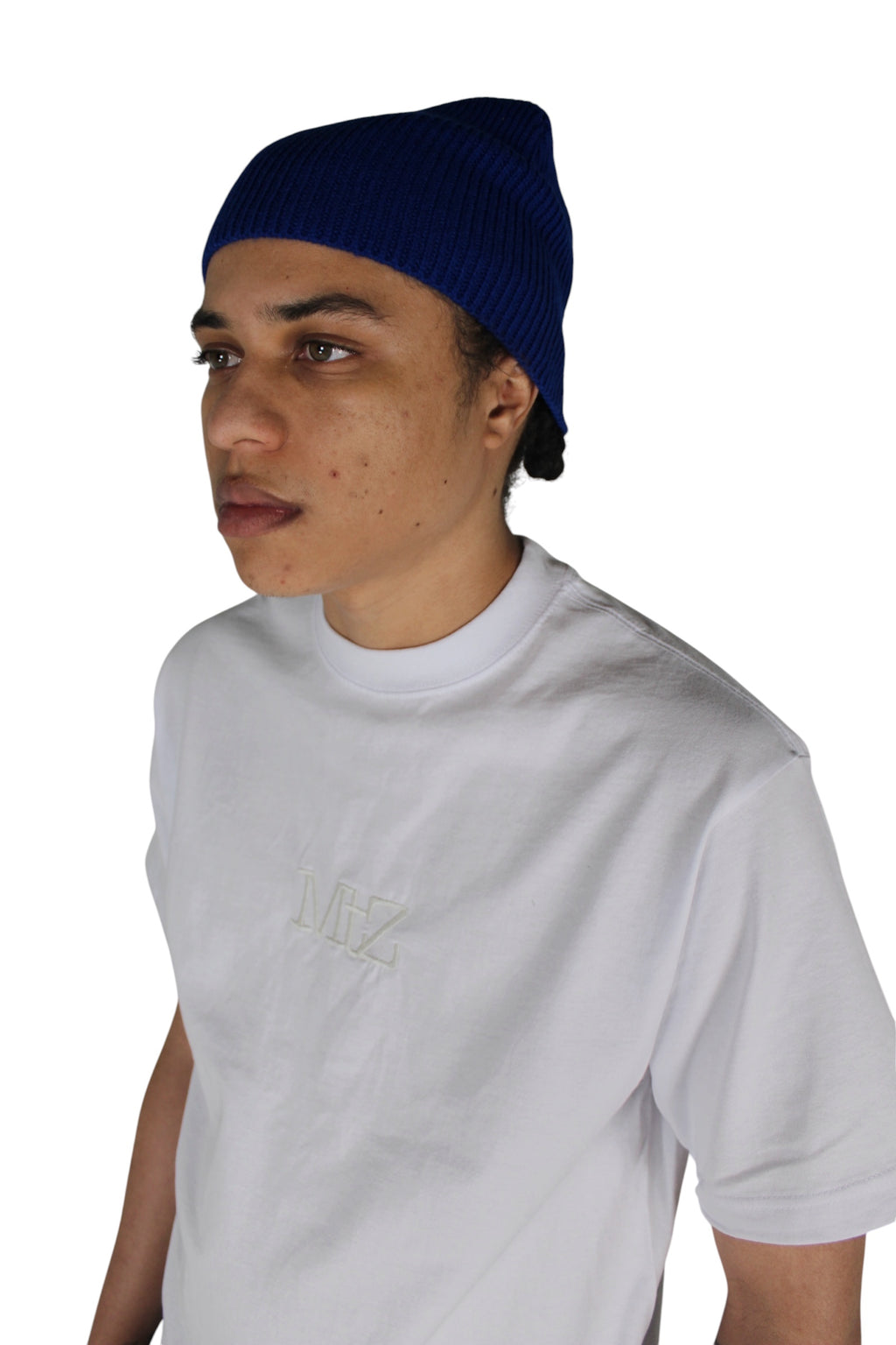 White Logo Tee