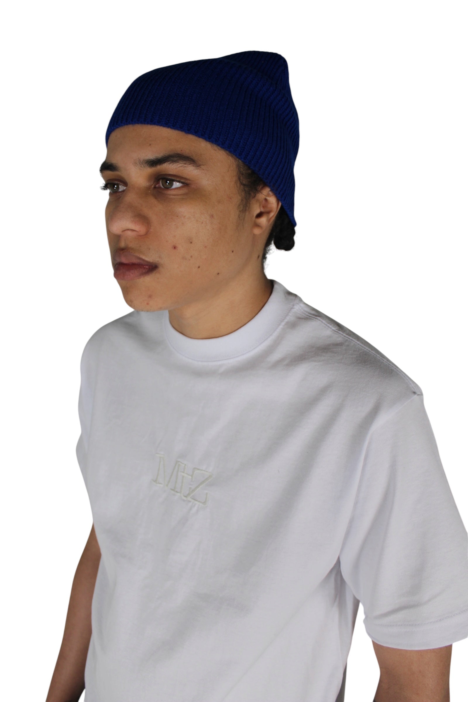 White Logo Tee