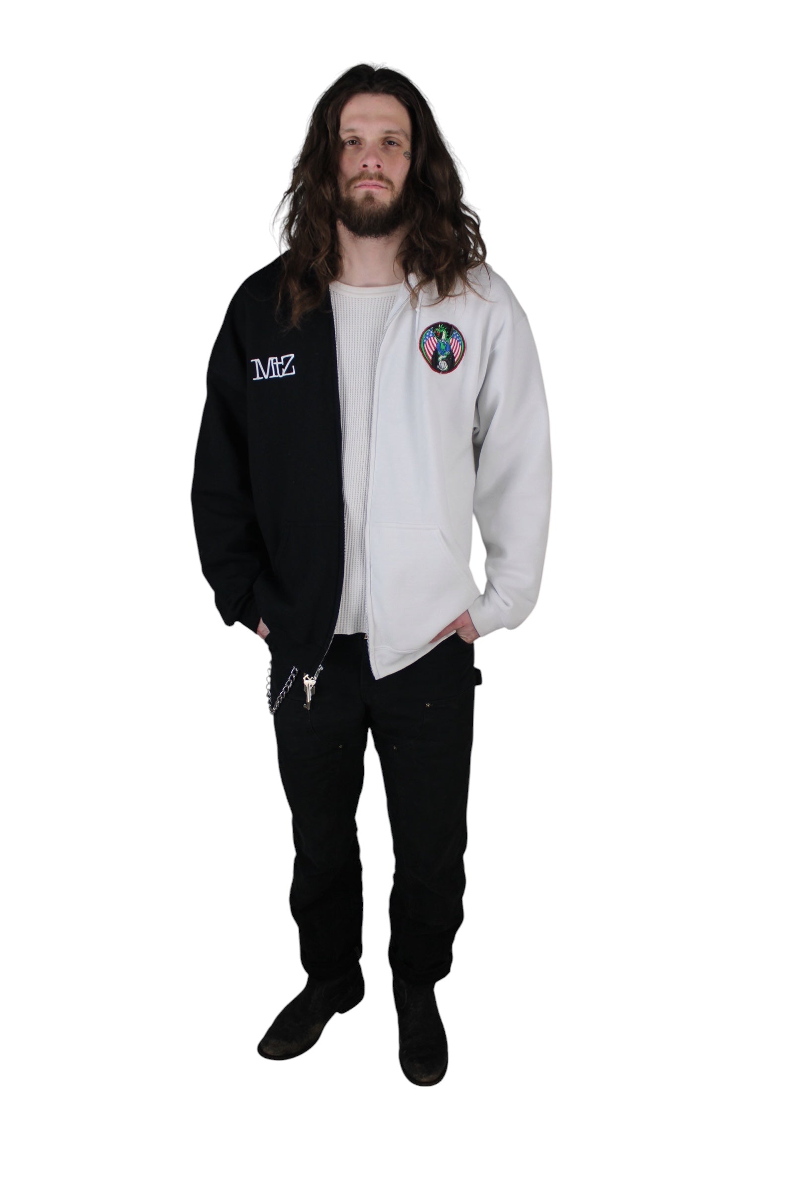 Split Zip-Up