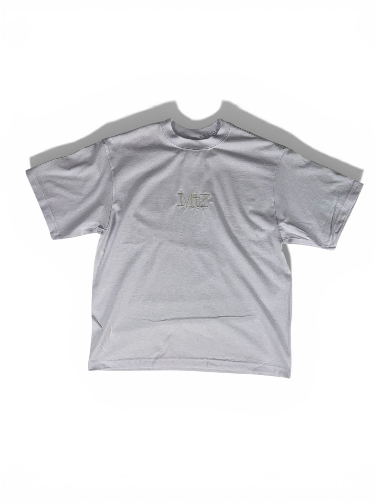 White Logo Tee