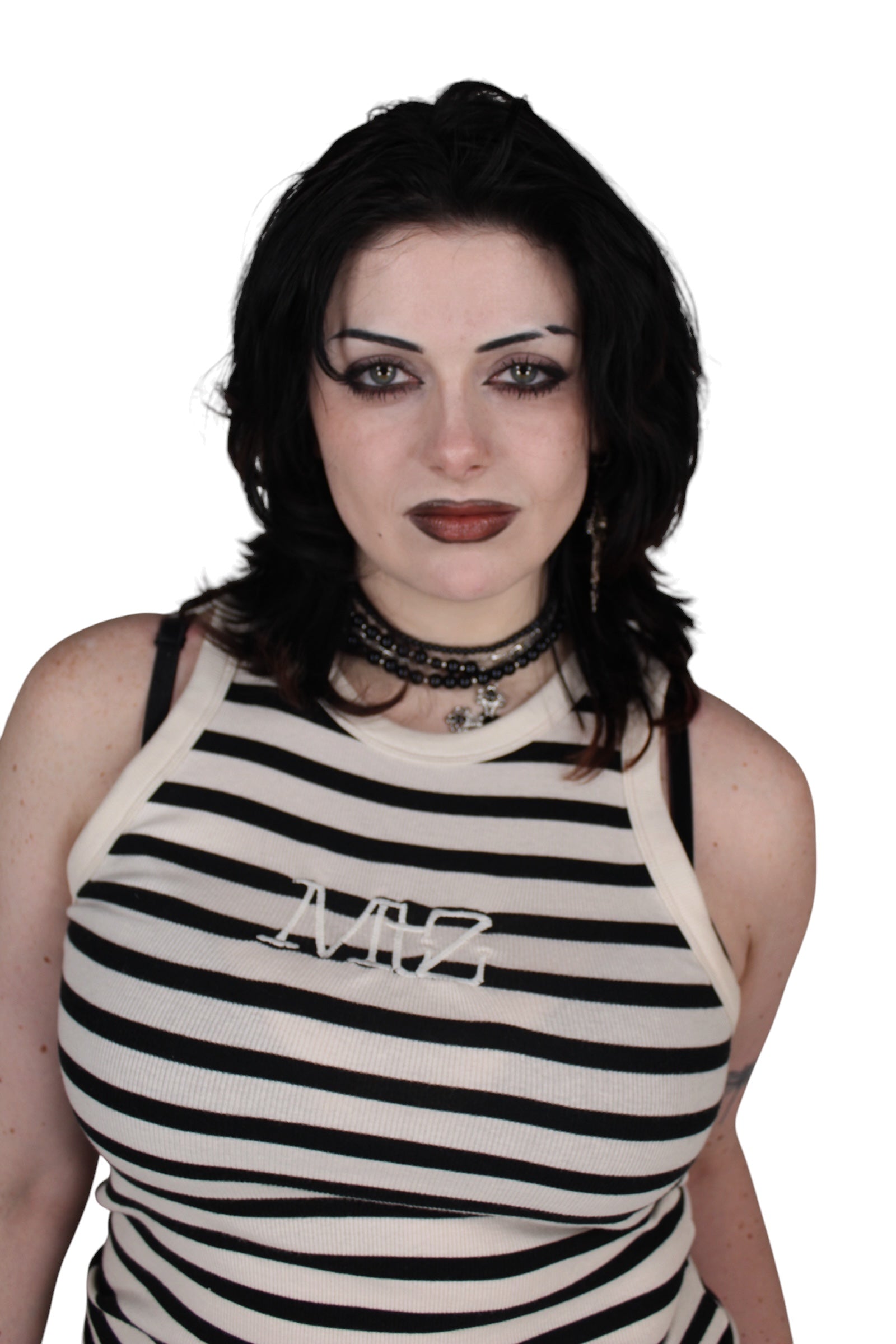 Striped Logo Tank